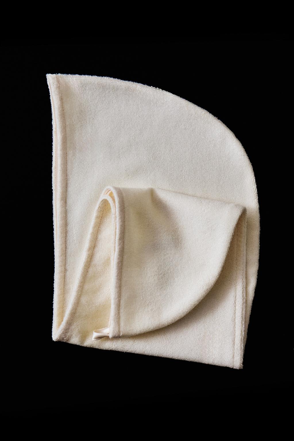 Полотенце для волос из шелково-хлопковой смеси