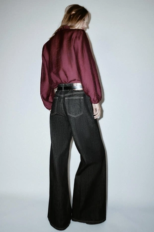 Блуза с воланами- Заказать в России