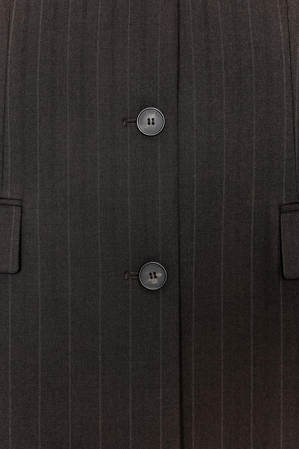 БЛЕЙЗЕР В ТОНКУЮ ПОЛОСКУ С ШАРФОМ — ZW COLLECTION LIMITED EDITION