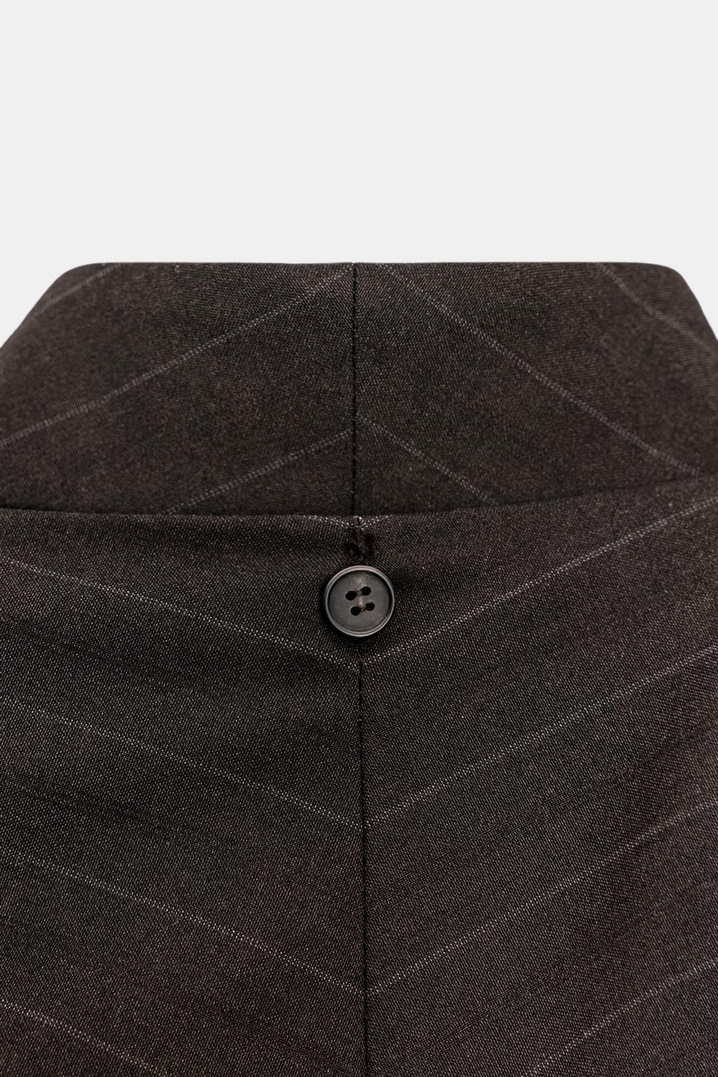 БЛЕЙЗЕР В ТОНКУЮ ПОЛОСКУ С ШАРФОМ — ZW COLLECTION LIMITED EDITION