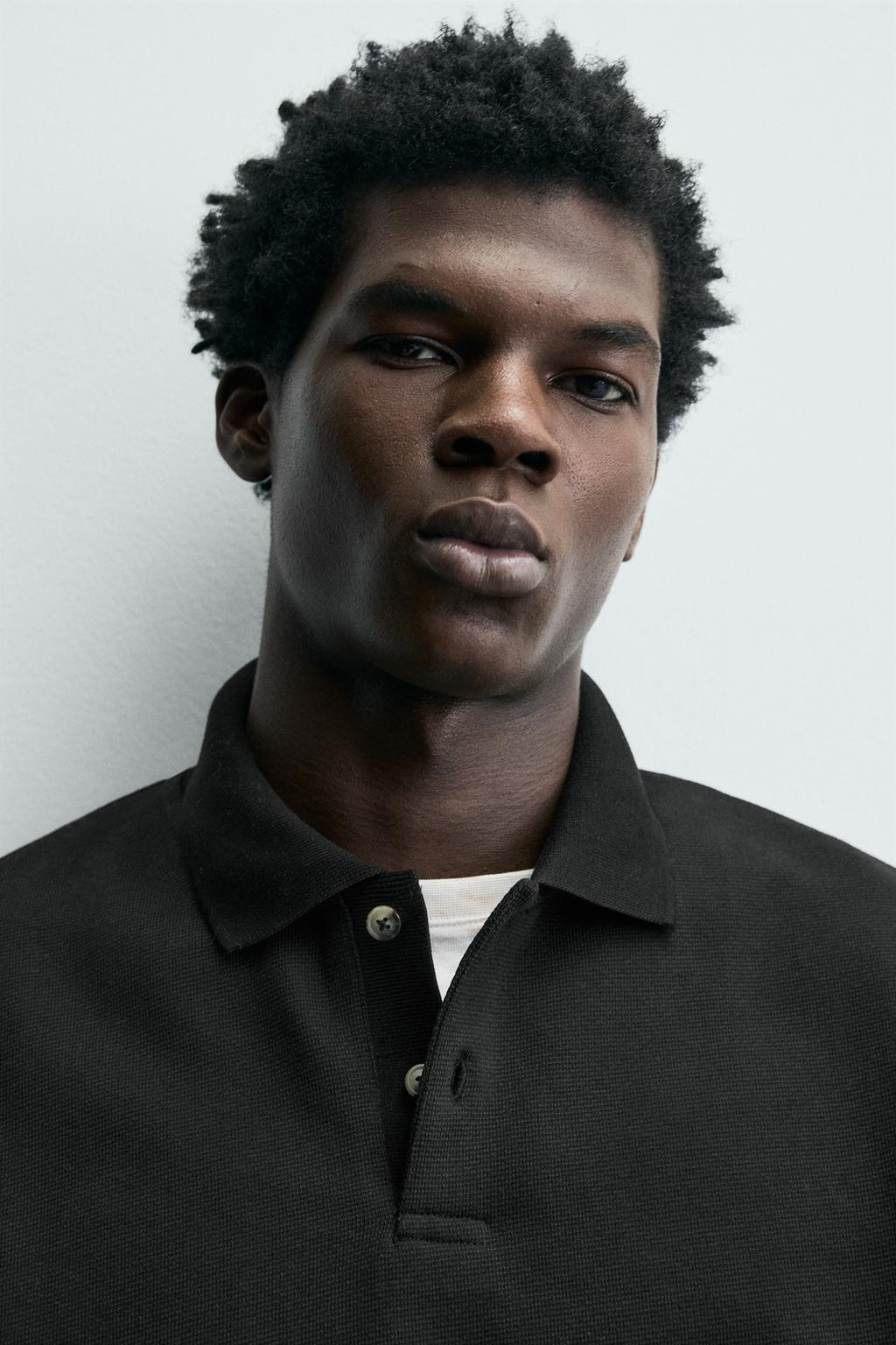 ПОЛО REGULAR FIT С РЕЛЬЕФНЫМ УЗОРОМ