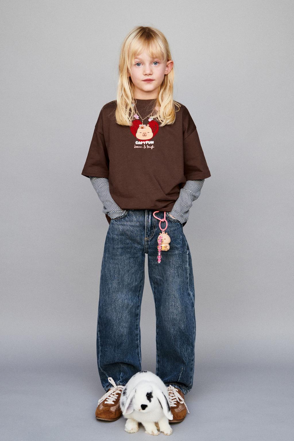 ФУТБОЛКА CAPIBARA CAPYFUN © С РЕЛЬЕФНЫМ ПРИНТОМ