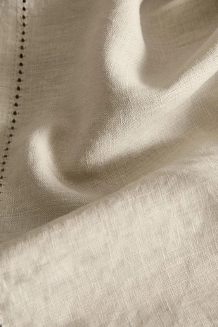 Льняной скатерть с цветочной вышивкой- Заказать в России