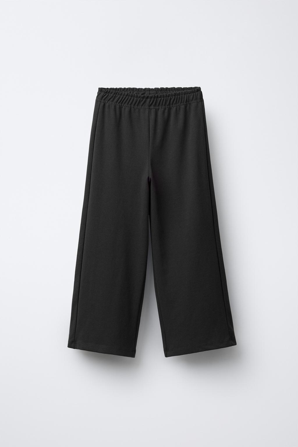 КОМПЛЕКТ ИЗ ТОЛСТОВКИ И БРЮК WIDE LEG ИЗ ТКАНИ ИНТЕРЛОК