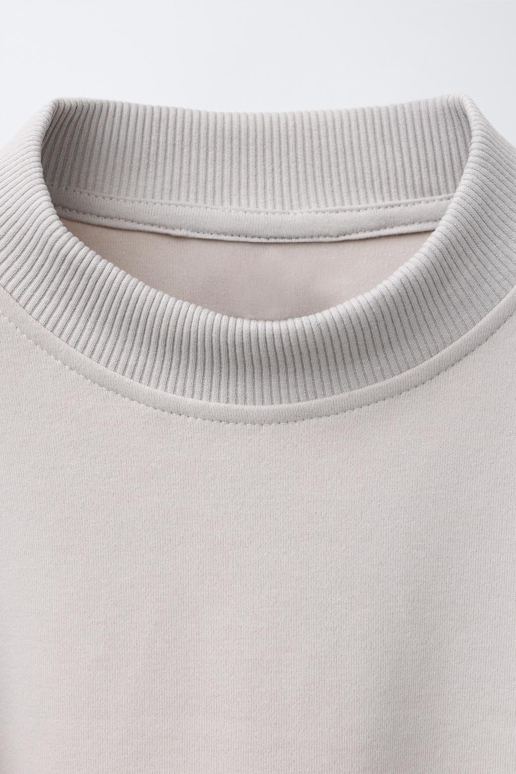 КОМПЛЕКТ ИЗ ТОЛСТОВКИ И БРЮК WIDE LEG ИЗ ТКАНИ ИНТЕРЛОК