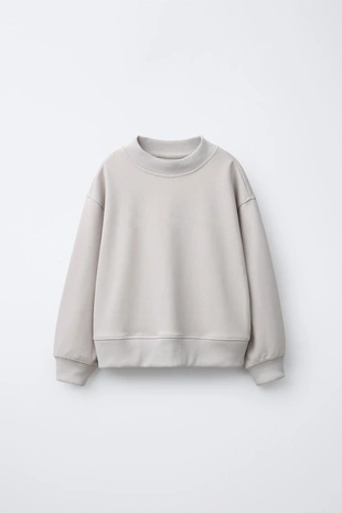 Комплект из толстовки и брюк WIDE LEG из ткани интерлок