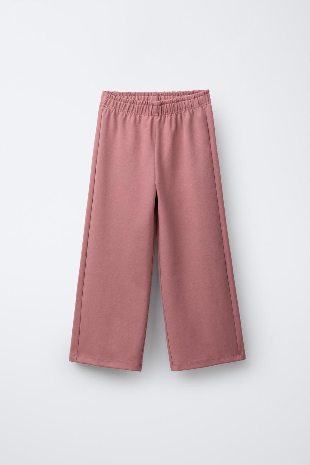 КОМПЛЕКТ ИЗ ТОЛСТОВКИ И БРЮК WIDE LEG ИЗ ТКАНИ ИНТЕРЛОК