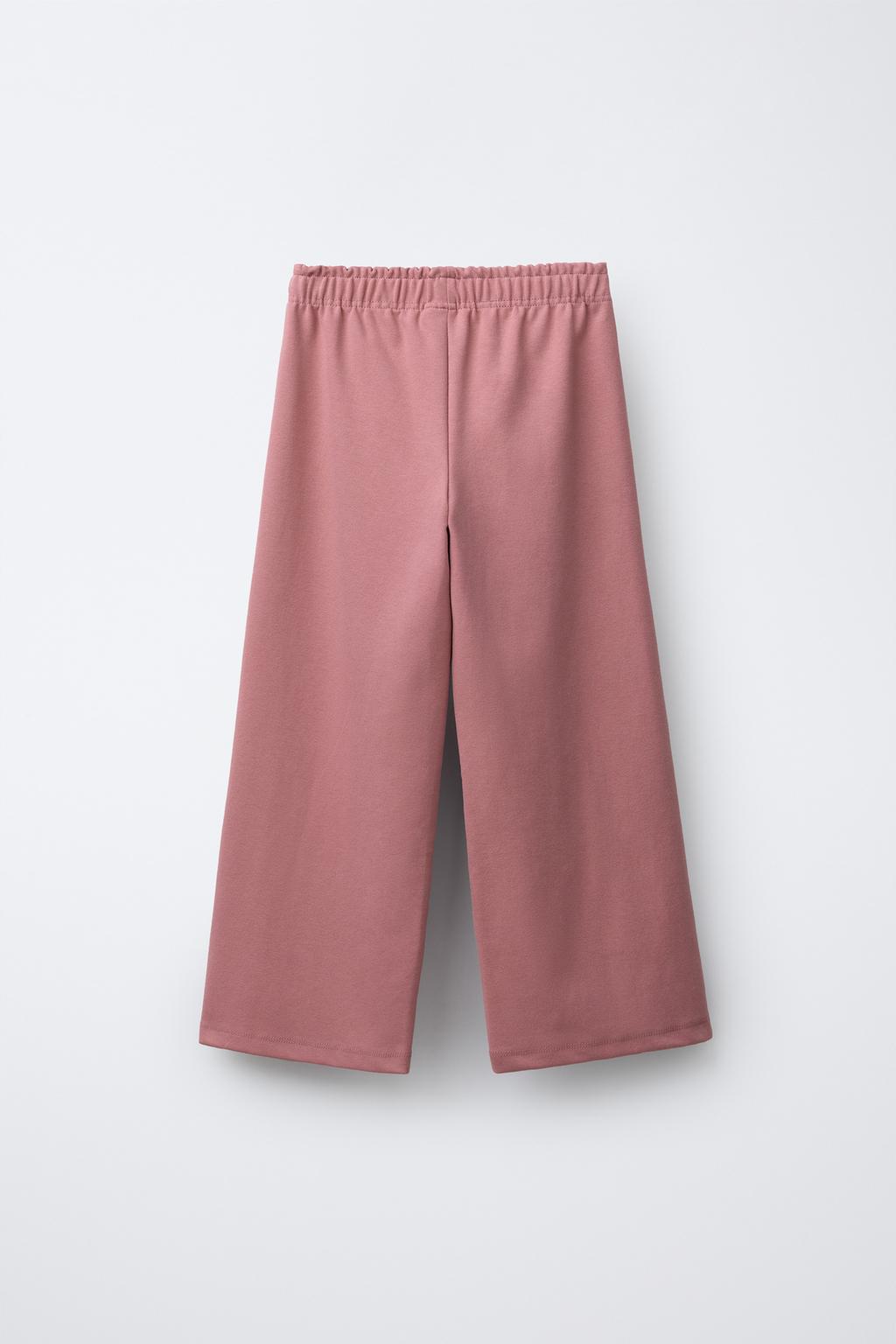 КОМПЛЕКТ ИЗ ТОЛСТОВКИ И БРЮК WIDE LEG ИЗ ТКАНИ ИНТЕРЛОК