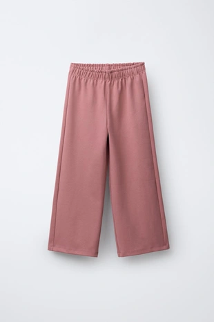 Комплект из толстовки и брюк WIDE LEG из ткани интерлок- Заказать в России