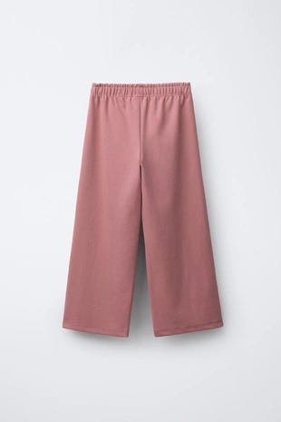 Комплект из толстовки и брюк WIDE LEG из ткани интерлок- Заказать в России