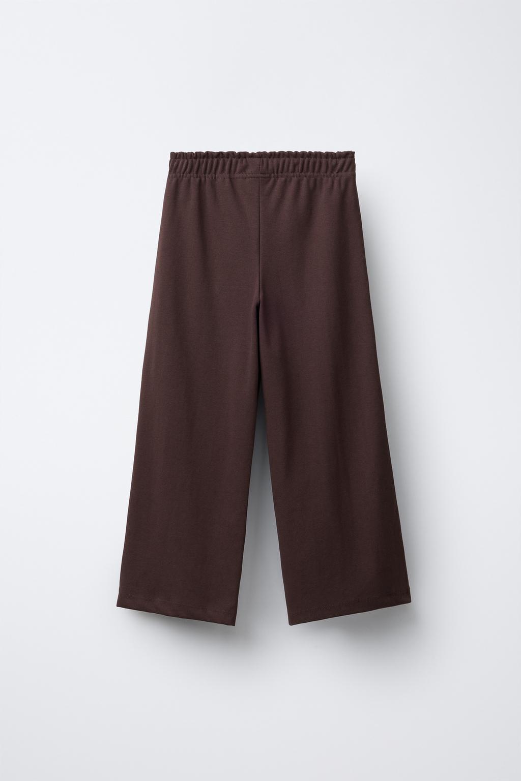 КОМПЛЕКТ ИЗ ТОЛСТОВКИ И БРЮК WIDE LEG ИЗ ТКАНИ ИНТЕРЛОК