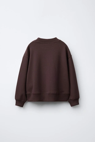 Комплект из толстовки и брюк WIDE LEG из ткани интерлок