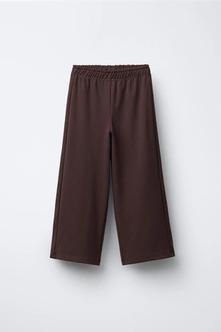 Комплект из толстовки и брюк WIDE LEG из ткани интерлок