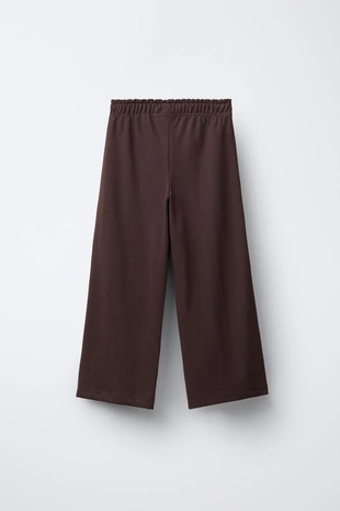 Комплект из толстовки и брюк WIDE LEG из ткани интерлок- Заказать в России