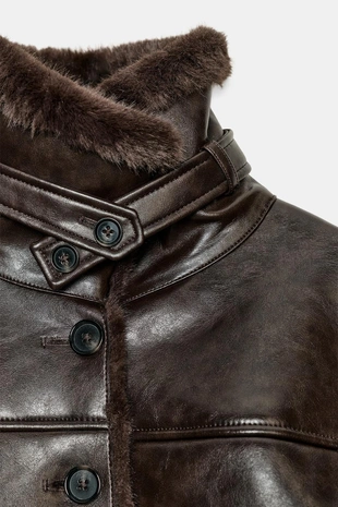 Дубленка из искусственного меха- Заказать в России