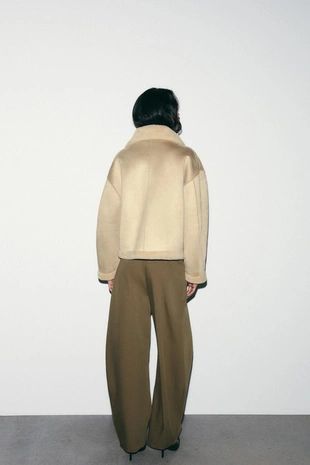 Двусторонняя куртка-дубленка- Заказать в России