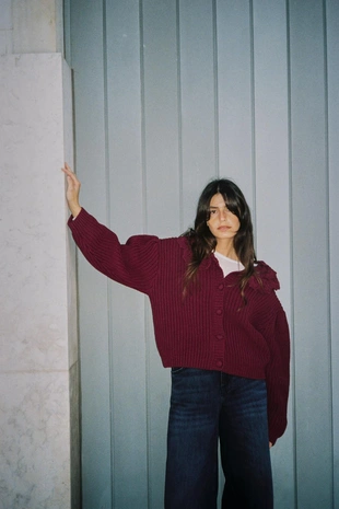 Кардиган с цветочным узором- Заказать в России