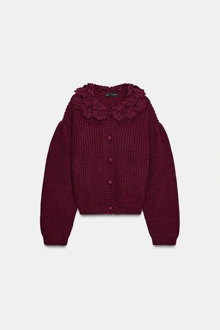 Кардиган с цветочным узором- Заказать в России