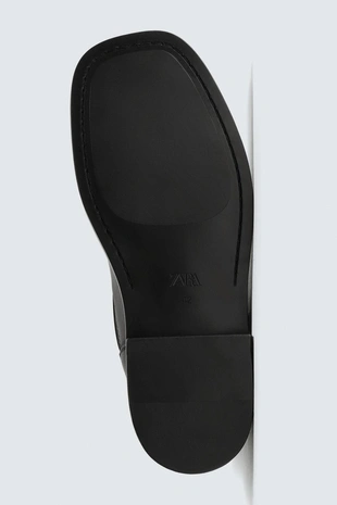 Кожаные сапоги с пряжками- Заказать в России