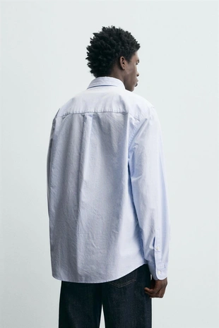 Рубашка орнамент оксфорд- Заказать в России