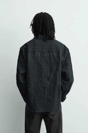 Жаккардовая рубашка в полоску- Заказать в России