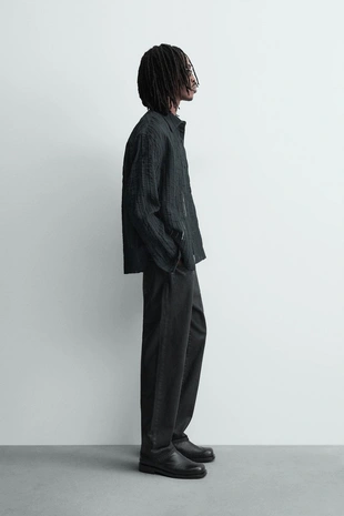 Жаккардовая рубашка в полоску- Заказать в России