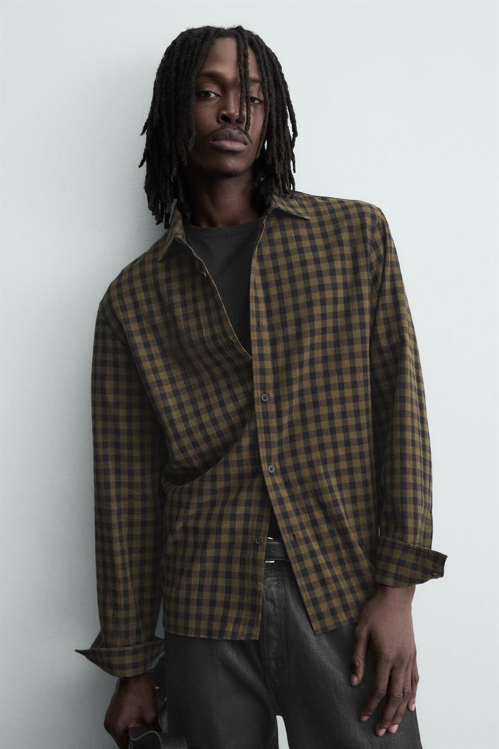 РУБАШКА RELAXED FIT В КЛЕТКУ