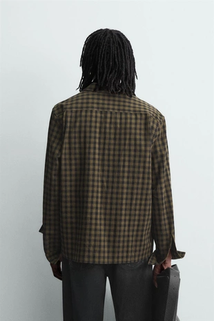 Рубашка RELAXED FIT в клетку- Заказать в России