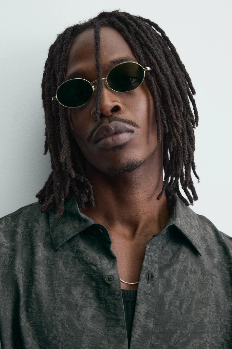 Рубашка с жаккардовым цветочным узором