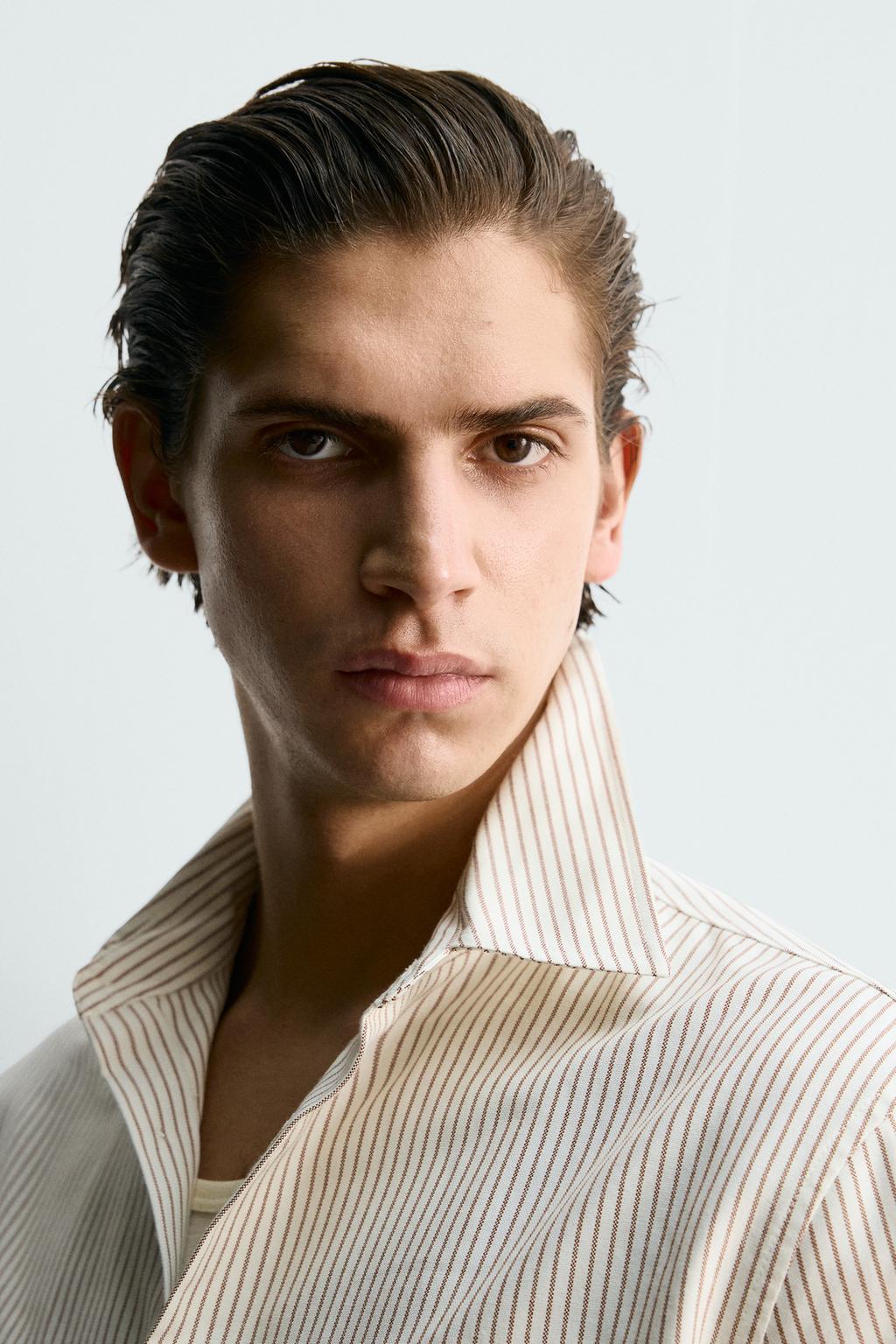 РУБАШКА СТРУКТУРНАЯ ОКСФОРД В ПОЛОСКУ