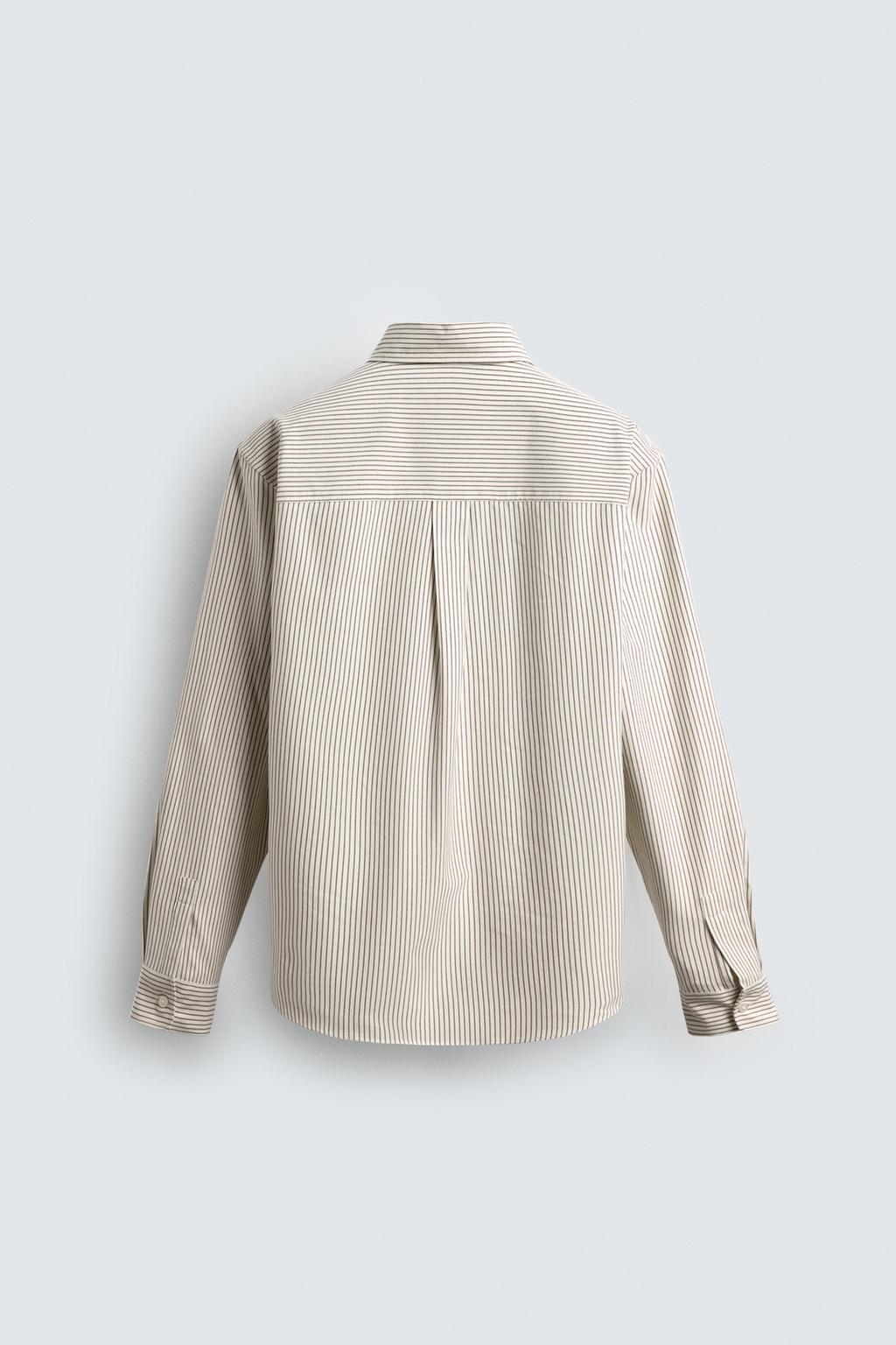 РУБАШКА СТРУКТУРНАЯ ОКСФОРД В ПОЛОСКУ