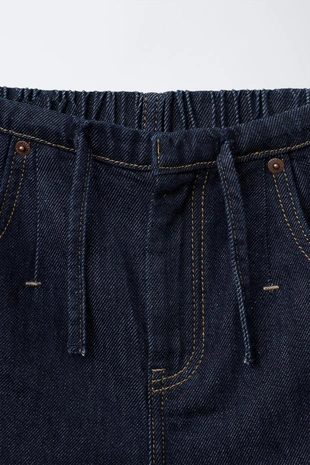 Ink blue | 7227/604/430 - Zara Джинсы WIDE LEG