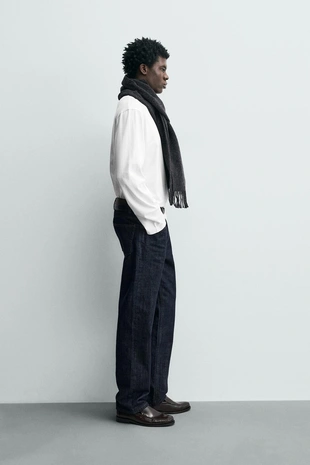 Футболка с длинными рукавами классического кроя- Заказать в России