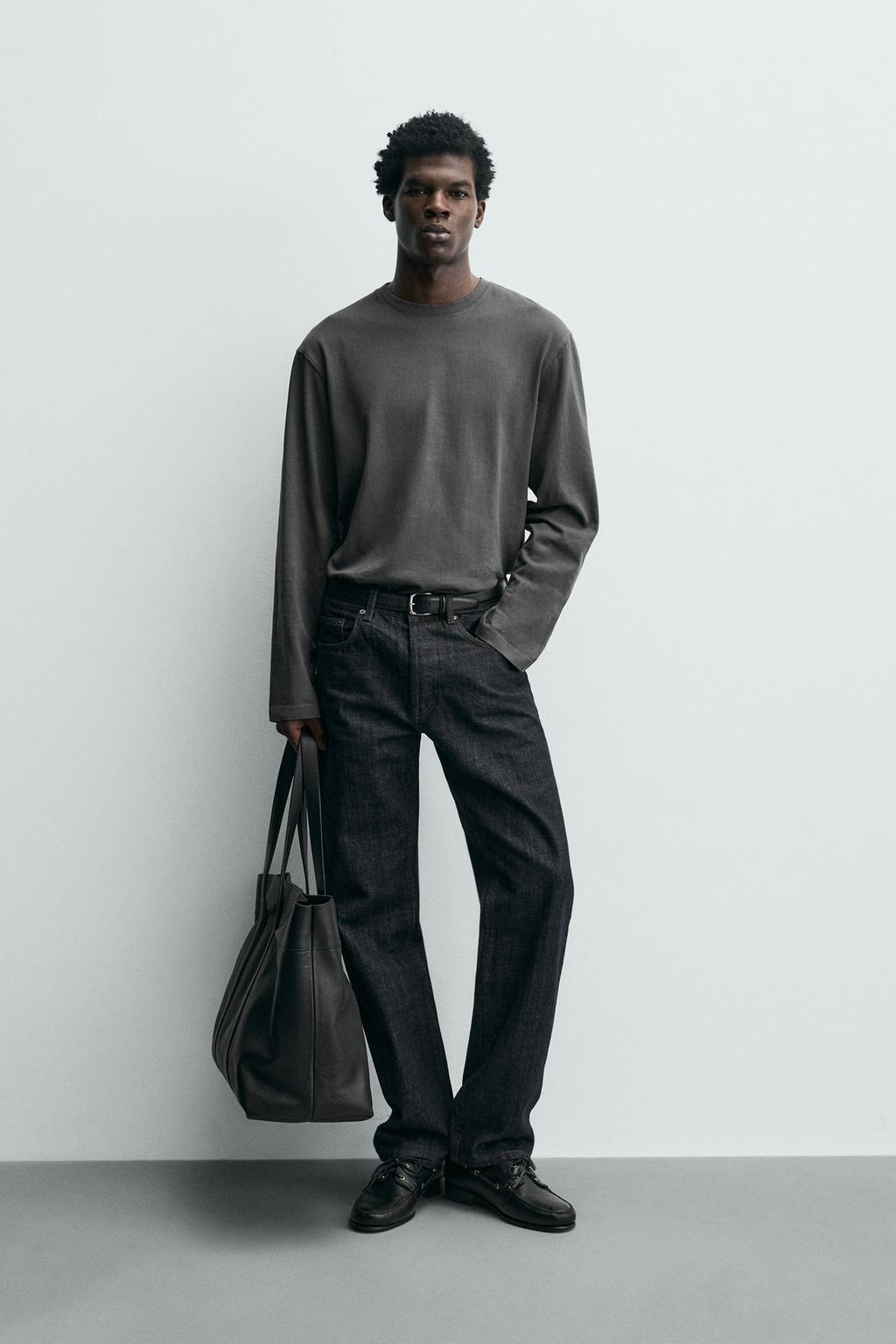 ФУТБОЛКА С ДЛИННЫМИ РУКАВАМИ КЛАССИЧЕСКОГО КРОЯ