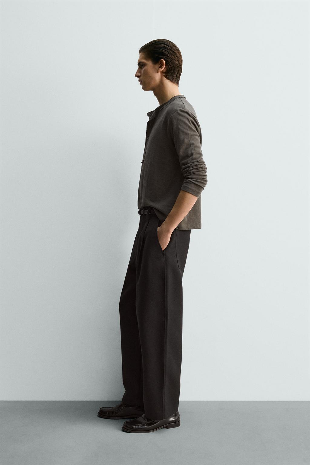 ФУТБОЛКА RELAXED FIT С ВОРОТНИКОМ НА ПУГОВИЦАХ