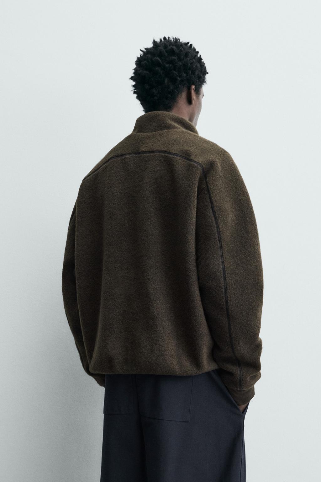 ТОЛСТОВКА ИЗ ИСКУССТВЕННОЙ ОВЧИНЫ НА МОЛНИИ