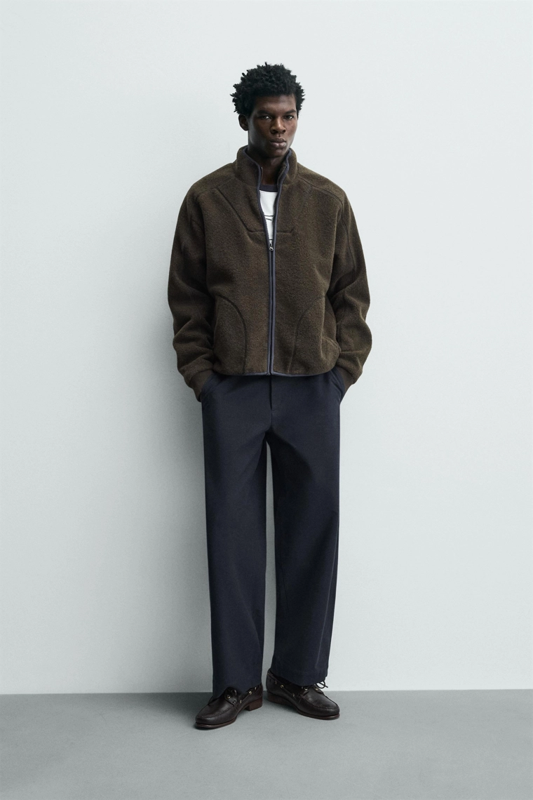 Флисовая молния с данными