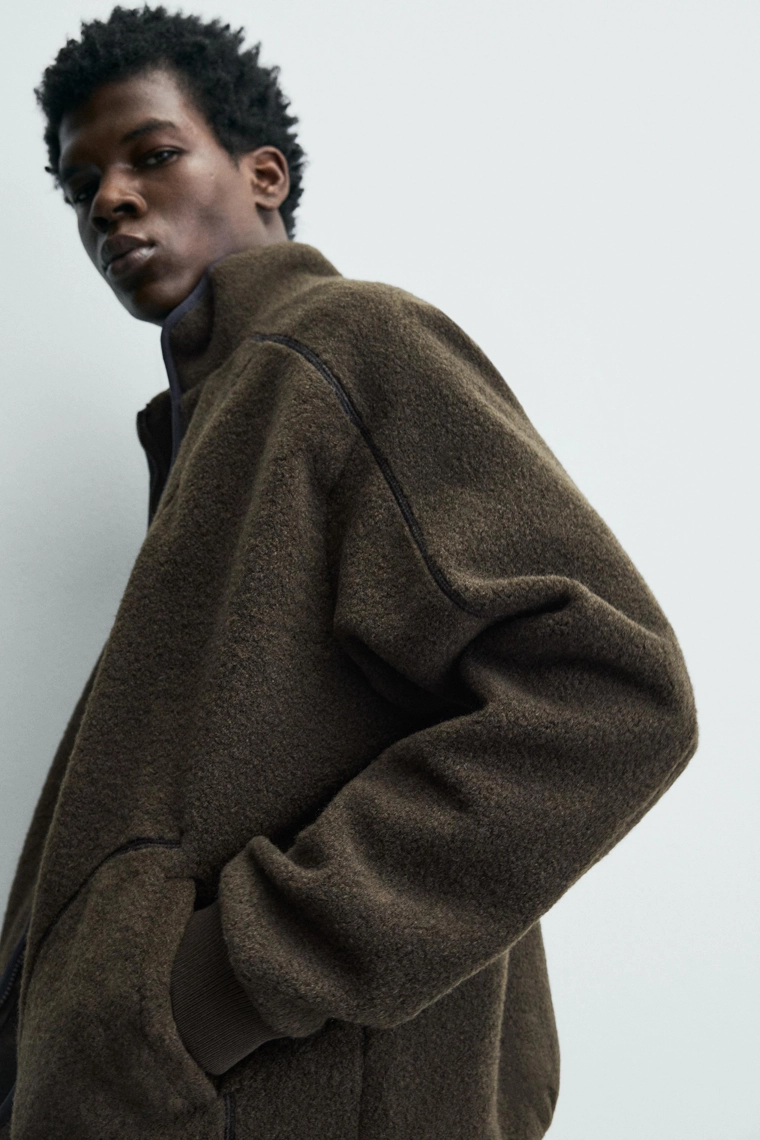 Флисовая молния с данными