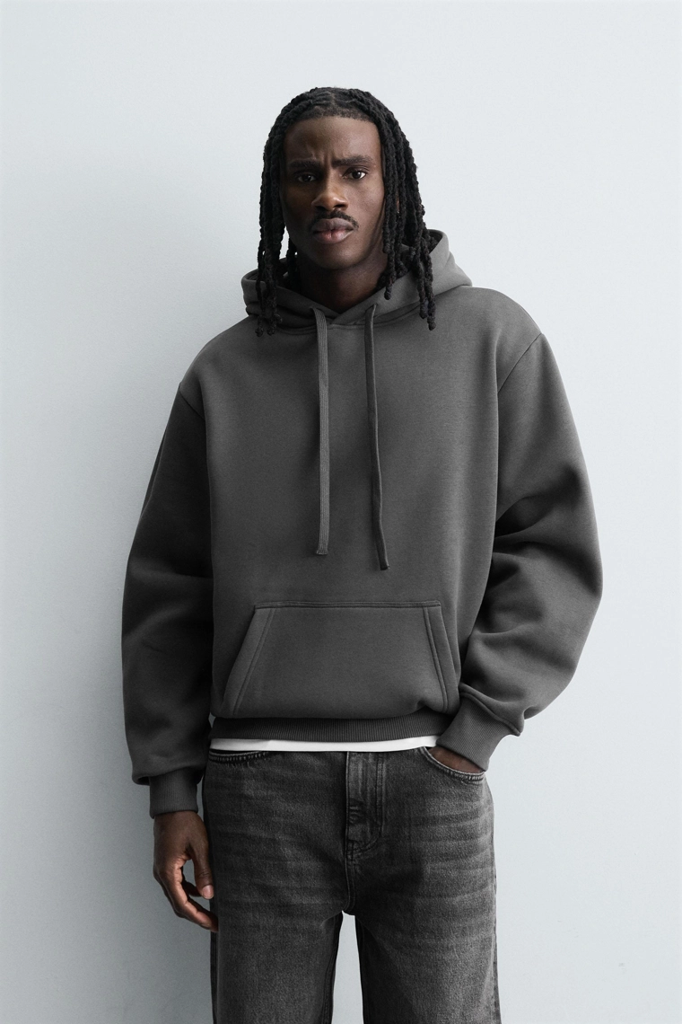 Тяжелая базовая толстовка с капюшоном