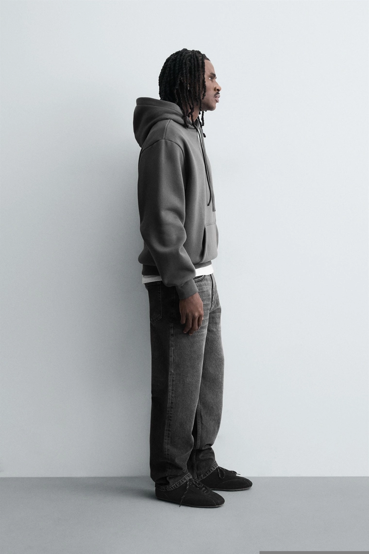 Тяжелая базовая толстовка с капюшоном