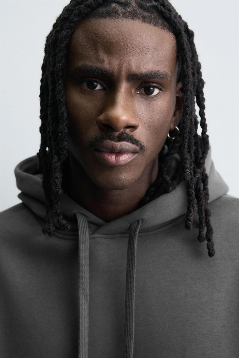 Тяжелая базовая толстовка с капюшоном