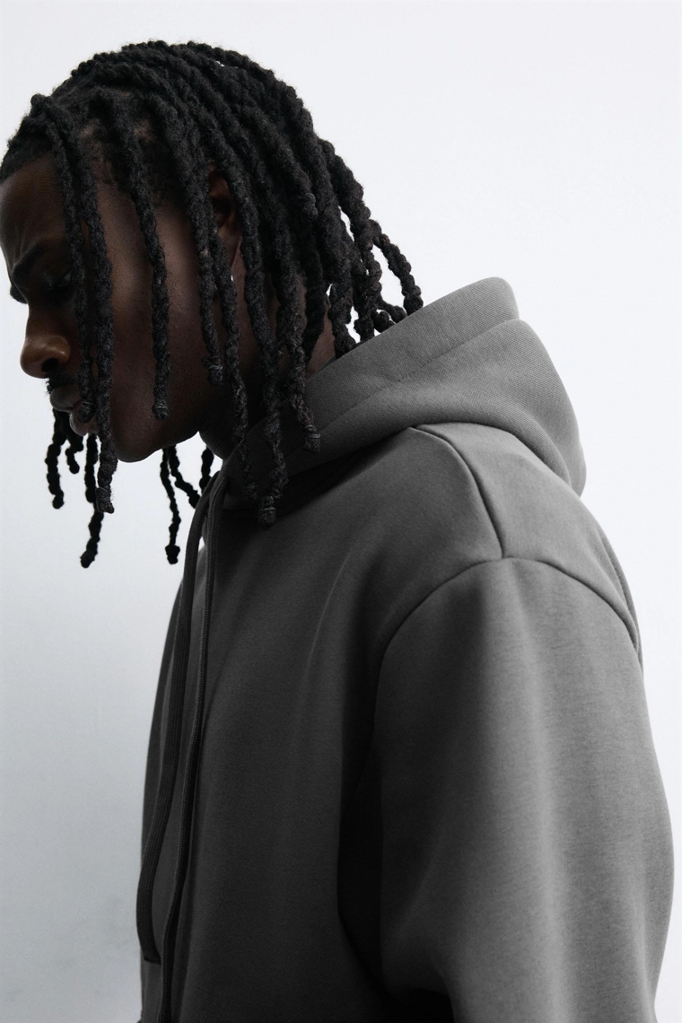 Тяжелая базовая толстовка с капюшоном