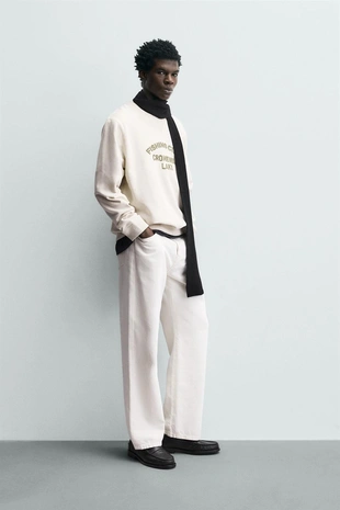 Толстовка с вышитой надписью- Заказать в России