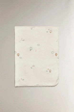 Плед для младенцев с шаром воздушного шара из флиса- Заказать в России