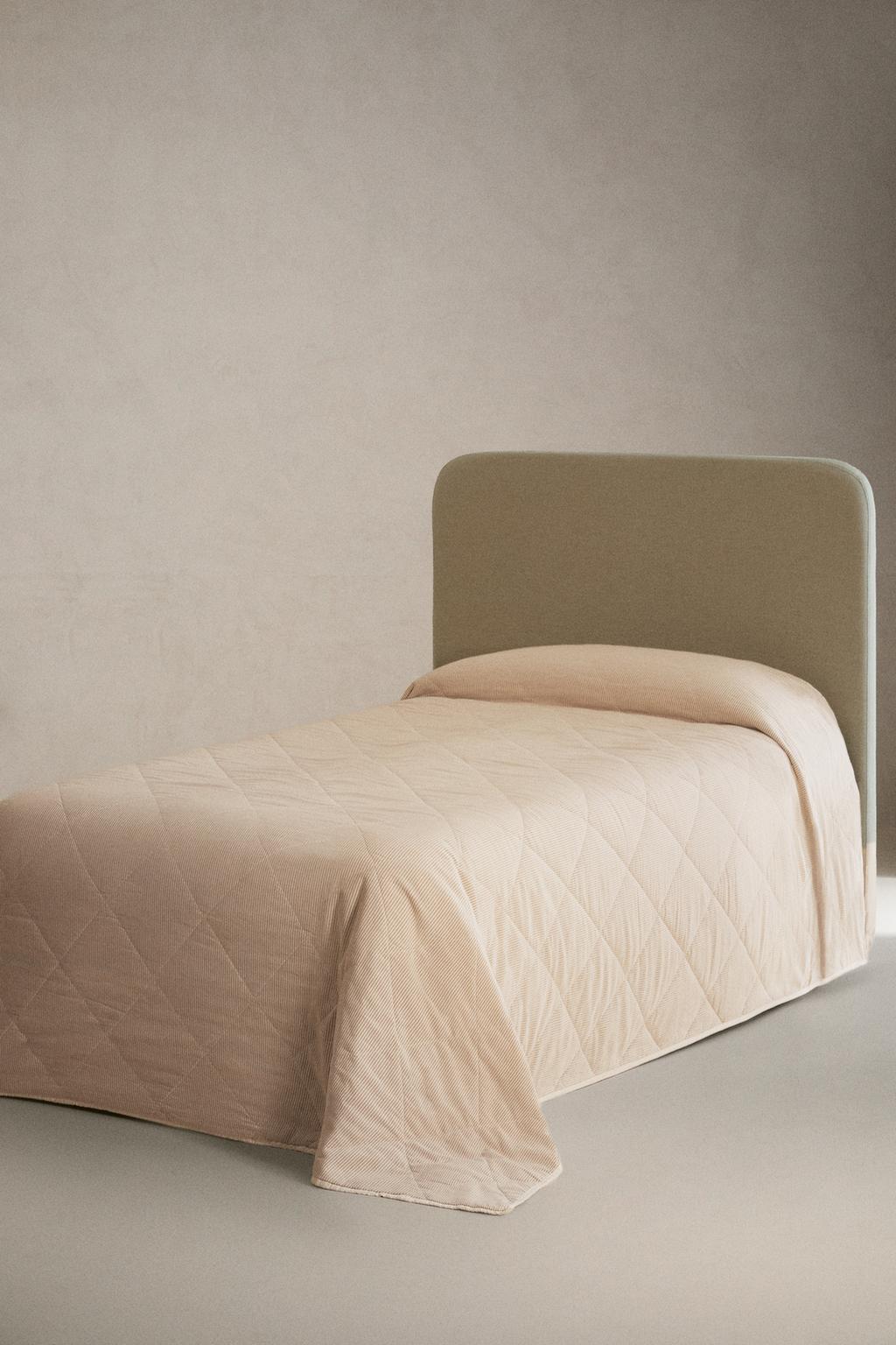 Детское хлопковое одеяло в полоску