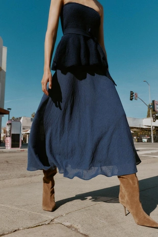 Юбка миди-накидка- Заказать в России