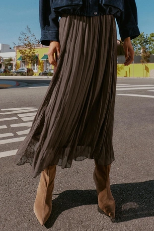 Юбка годе с кружевом- Заказать в России