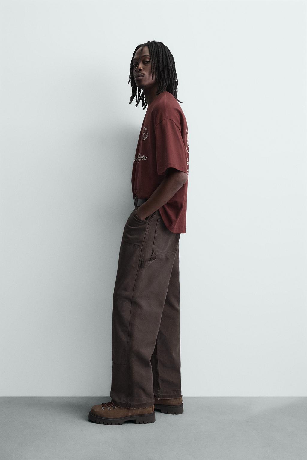 ФУТБОЛКА С КОНТРАСТНЫМ ПРИНТОМ