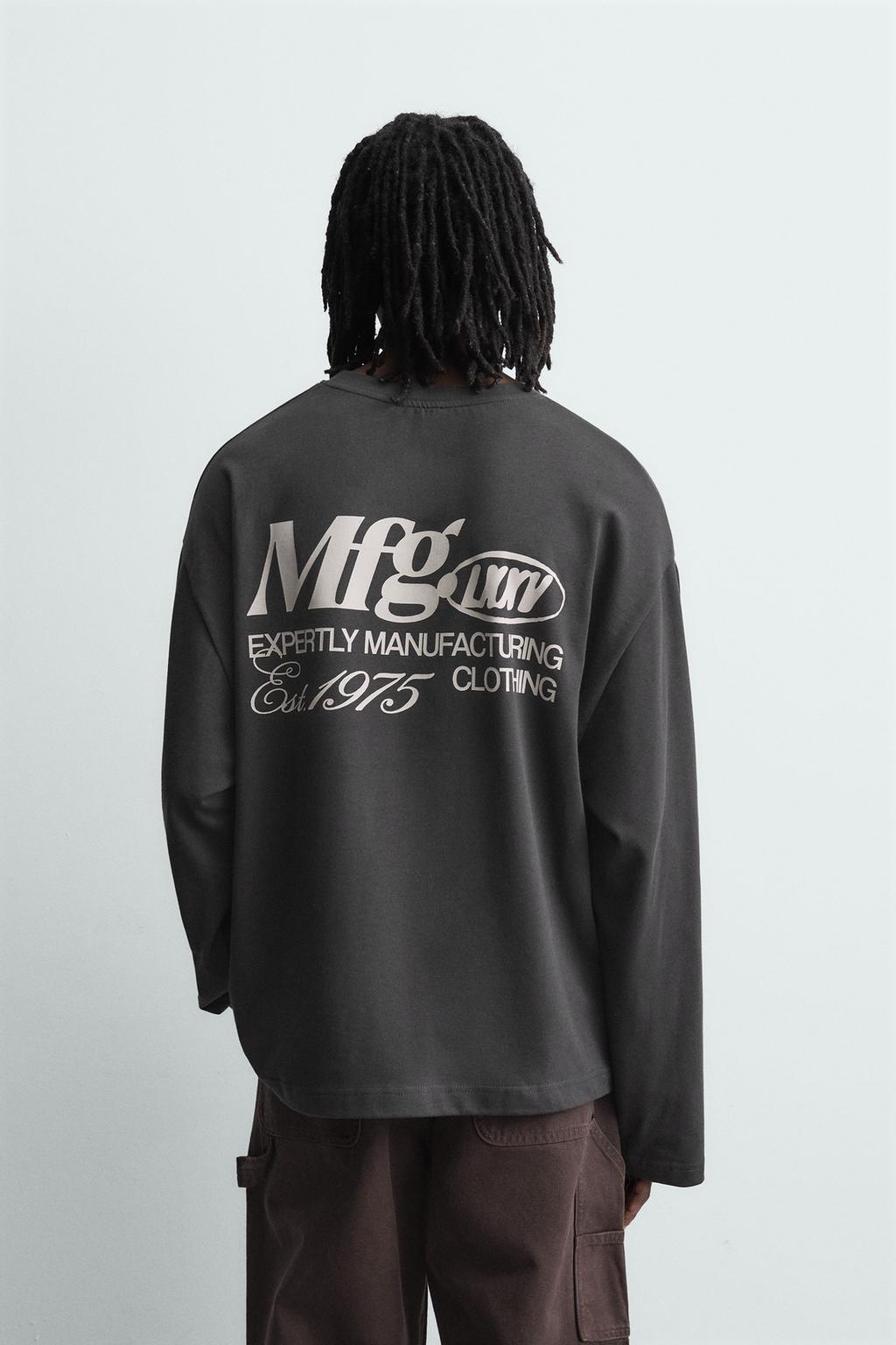 ФУТБОЛКА С ТЕКСТОВЫМ ПРИНТОМ