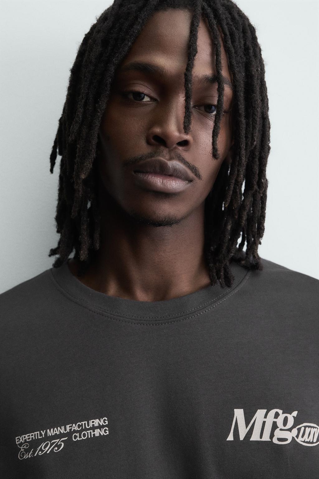 ФУТБОЛКА С ТЕКСТОВЫМ ПРИНТОМ